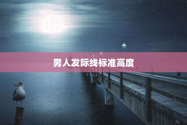 男人发际线标准高度
