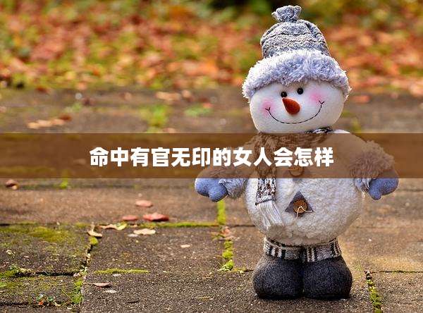 命中有官无印的女人会怎样