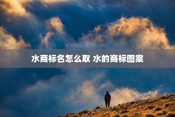 水商标名怎么取 水的商标图案