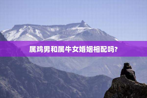 属鸡男和属牛女婚姻相配吗?