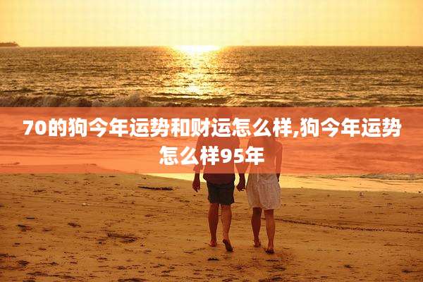 70的狗今年运势和财运怎么样,狗今年运势怎么样95年