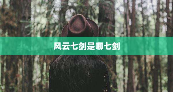 风云七剑是哪七剑