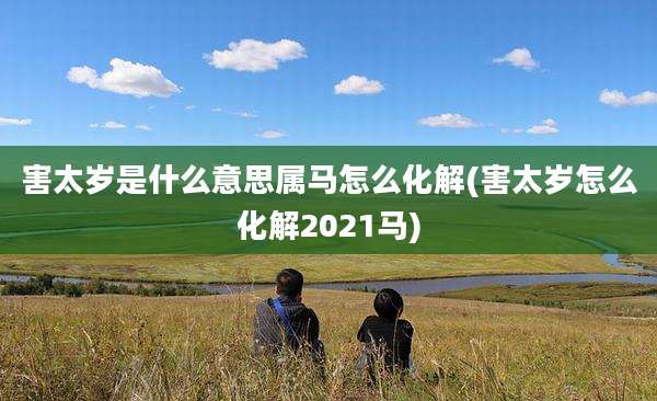 害太岁是什么意思属马怎么化解(害太岁怎么化解2021马)