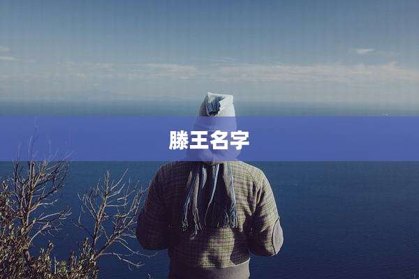 滕王名字