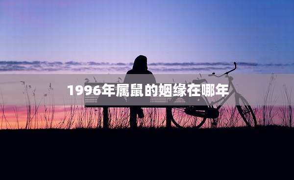 1996年属鼠的姻缘在哪年