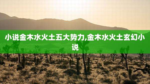 小说金木水火土五大势力,金木水火土玄幻小说