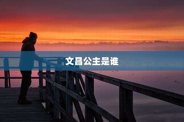 文昌公主是谁