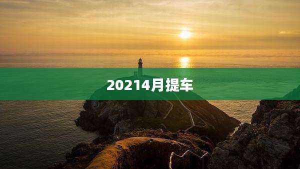 20214月提车