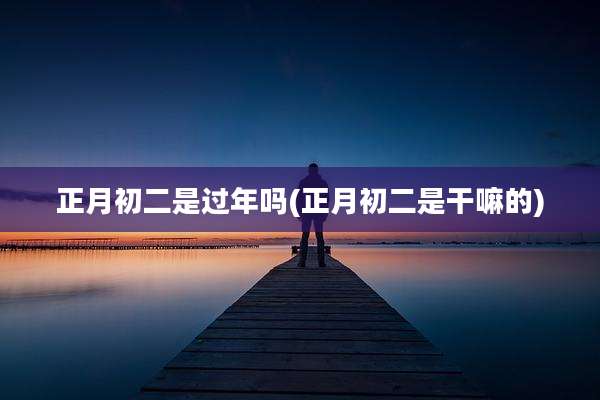 正月初二是过年吗(正月初二是干嘛的)