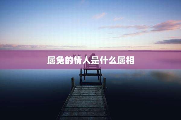 属兔的情人是什么属相