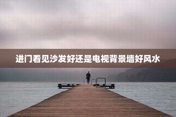 进门看见沙发好还是电视背景墙好风水