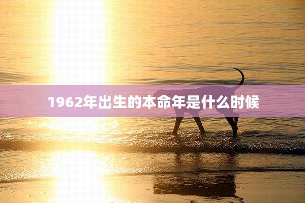 1962年出生的本命年是什么时候