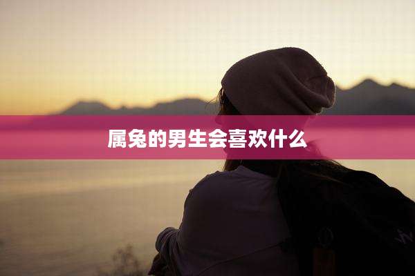 属兔的男生会喜欢什么