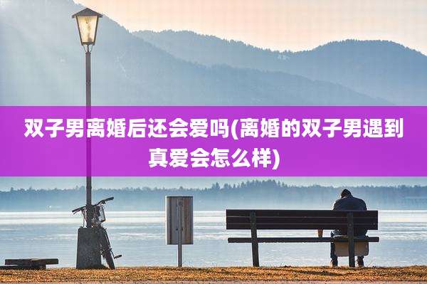 双子男离婚后还会爱吗(离婚的双子男遇到真爱会怎么样)