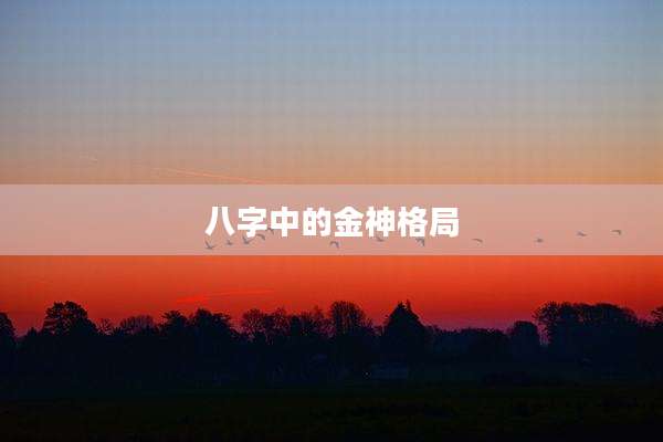 八字中的金神格局