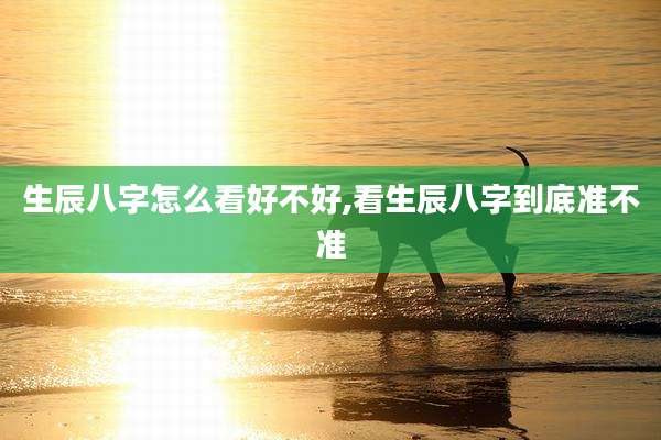 生辰八字怎么看好不好,看生辰八字到底准不准