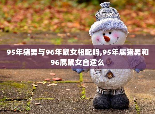 95年猪男与96年鼠女相配吗,95年属猪男和96属鼠女合适么