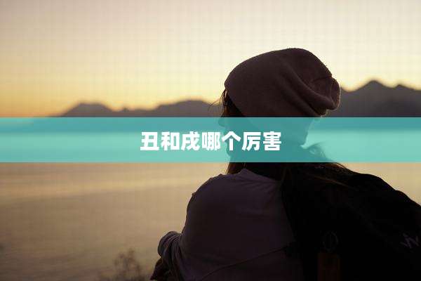 丑和戌哪个厉害