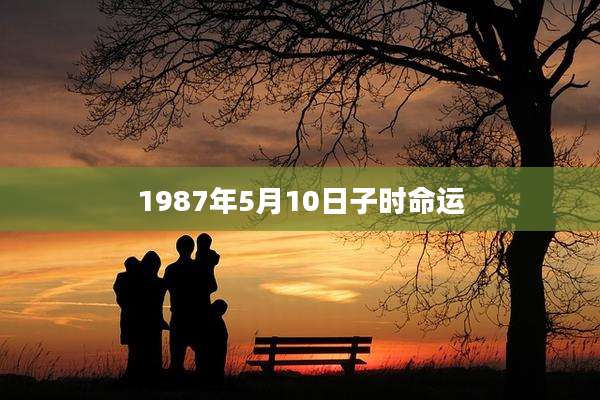 1987年5月10日子时命运