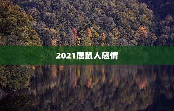 2021属鼠人感情