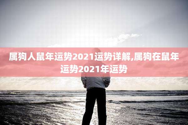 属狗人鼠年运势2021运势详解,属狗在鼠年运势2021年运势