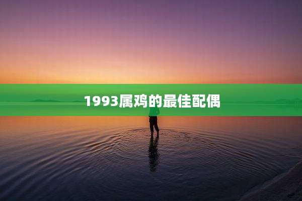 1993属鸡的最佳配偶