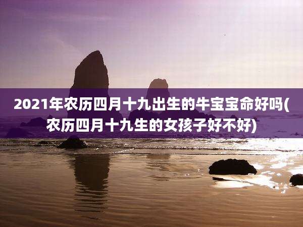 2021年农历四月十九出生的牛宝宝命好吗(农历四月十九生的女孩子好不好)