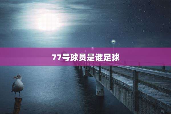77号球员是谁足球