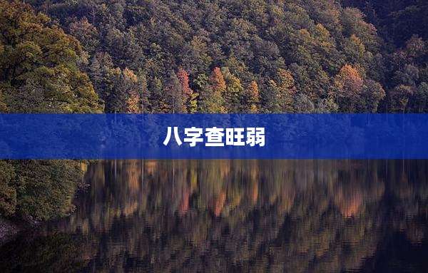 八字查旺弱