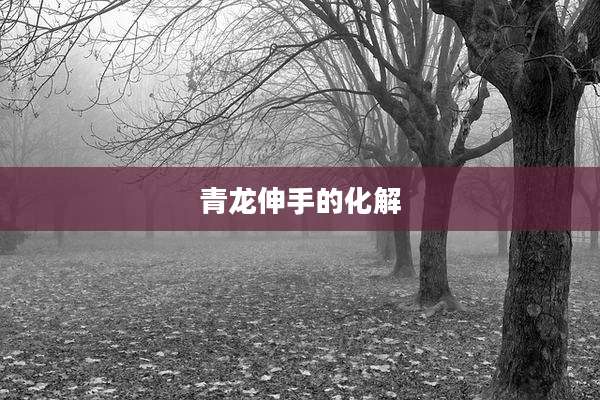 青龙伸手的化解