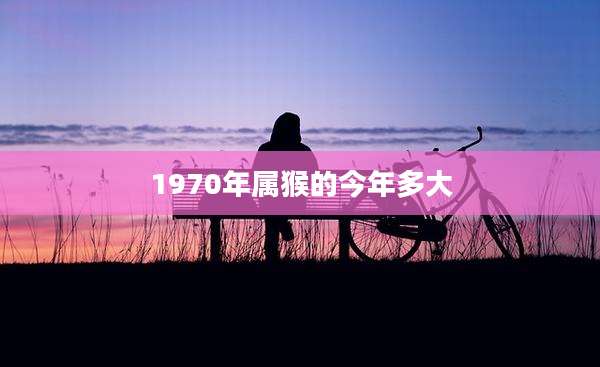 1970年属猴的今年多大