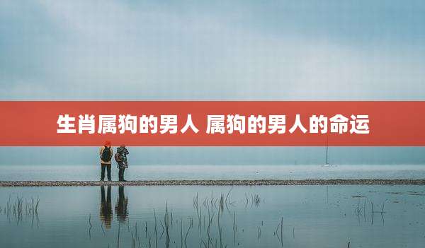 生肖属狗的男人 属狗的男人的命运