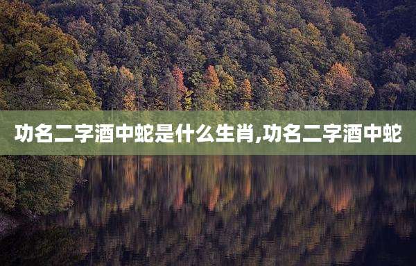 功名二字酒中蛇是什么生肖,功名二字酒中蛇