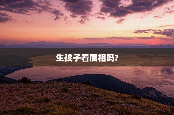 生孩子看属相吗?