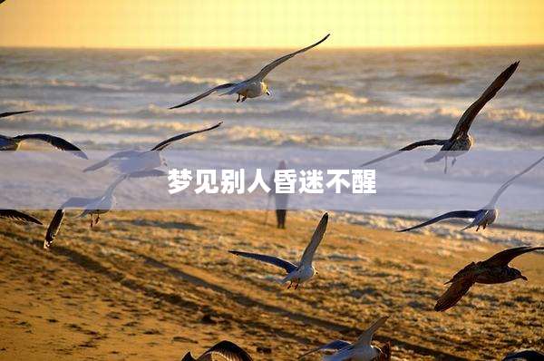 梦见别人昏迷不醒