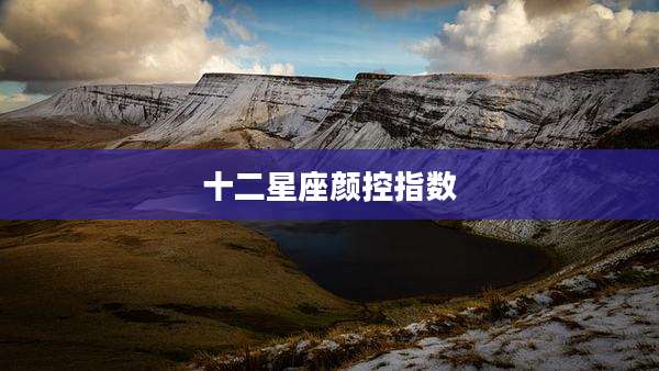 十二星座颜控指数