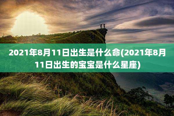 2021年8月11日出生是什么命(2021年8月11日出生的宝宝是什么星座)