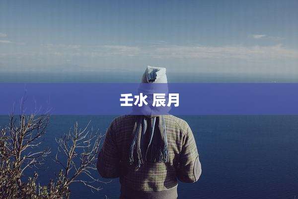壬水 辰月