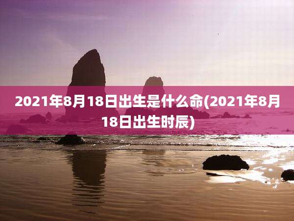 2021年8月18日出生是什么命(2021年8月18日出生时辰)