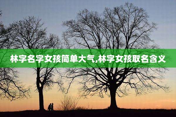林字名字女孩简单大气,林字女孩取名含义