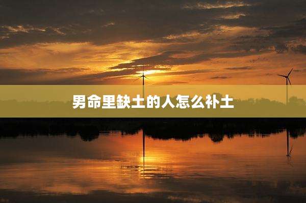 男命里缺土的人怎么补土