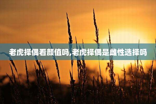 老虎择偶看颜值吗,老虎择偶是雌性选择吗