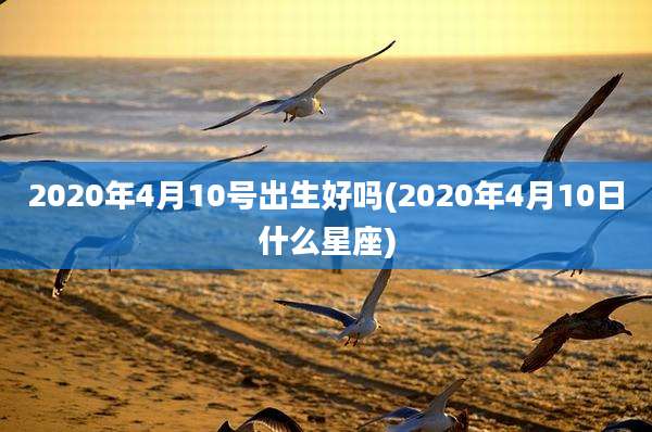 2020年4月10号出生好吗(2020年4月10日什么星座)
