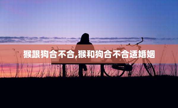猴跟狗合不合,猴和狗合不合适婚姻