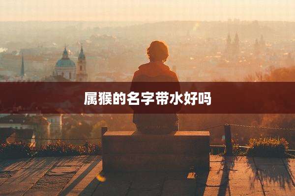 属猴的名字带水好吗
