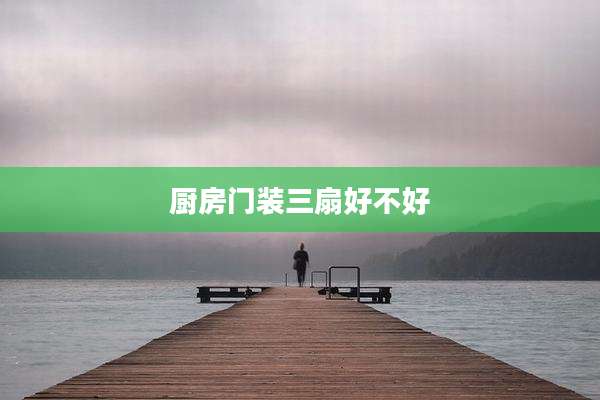 厨房门装三扇好不好