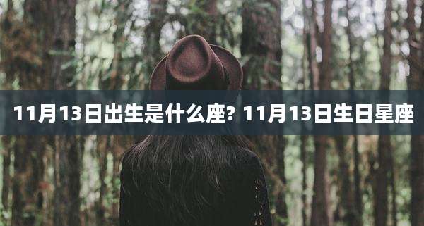 11月13日出生是什么座? 11月13日生日星座