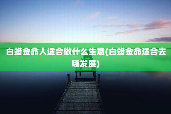 白蜡金命人适合做什么生意(白蜡金命适合去哪发展)