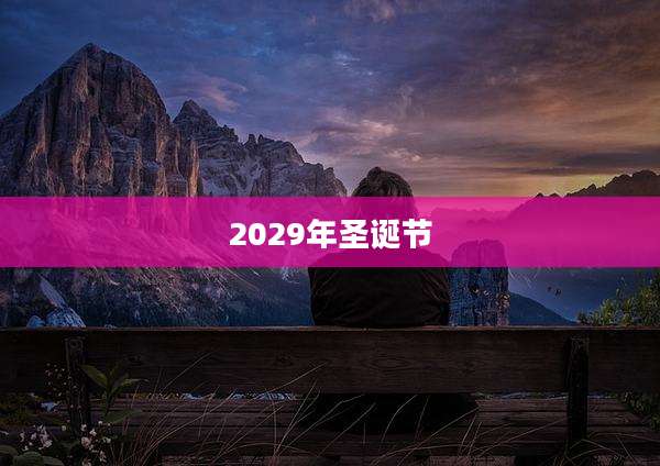 2029年圣诞节