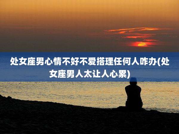 处女座男心情不好不爱搭理任何人咋办(处女座男人太让人心累)